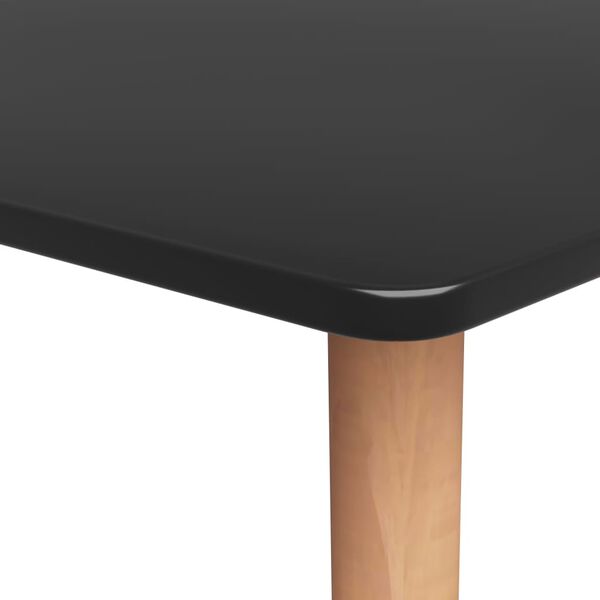 vidaXL Table de bar Noir 120x60x105 cm