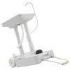 vidaXL Stand de lavage des mains de camping avec roues Gris
