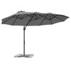 vidaXL Parasol cantilever de jardin Anthracite 372 x 198 x 243 cm