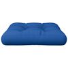 vidaXL Coussin de palette bleu royal 50x50x12 cm tissu