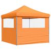 vidaXL Tente de f&ecirc;te Orange 292 x 292 x 315 cm Tissu Oxford