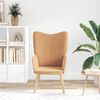 vidaXL fauteuil Beige 62 x 67 x 95,5 cm Tissu Sherpa