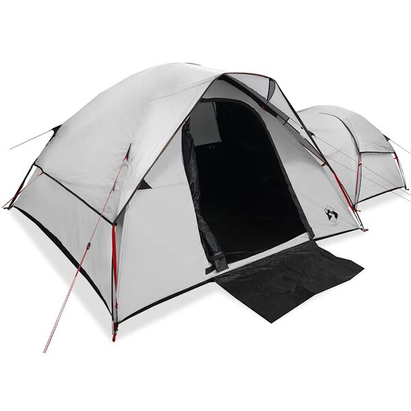 vidaXL Tente de camping 5 personnes blanc tissu occultant imperméable