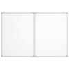 vidaXL Tableau blanc magnétique pliable 120x80x1,7 cm aluminium