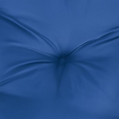 vidaXL Coussin de palette bleu royal 120x80x12 cm tissu
