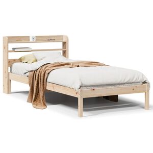 vidaXL Cadre de lit sans matelas 90x190 cm bois de pin massif