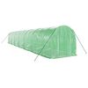 vidaXL Serre avec cadre en acier vert 28 m&sup2; 14x2x2 m