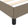 vidaXL Cadre de lit sans matelas taupe 90x190 cm tissu