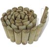 vidaXL Rouleaux de bordure de pelouse 3 pcs Bois 250x20 cm