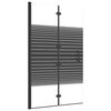 vidaXL Cabine de douche pliable ESG 80x140 cm Noir