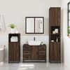 vidaXL Armoire lavabo de salle de bain chêne marron bois d'ingénierie