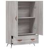 vidaXL Buffet haut sonoma gris 69,5x31x115 cm bois d'ing&eacute;nierie
