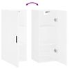 vidaXL Armoire murale blanc 34,5x34x90 cm
