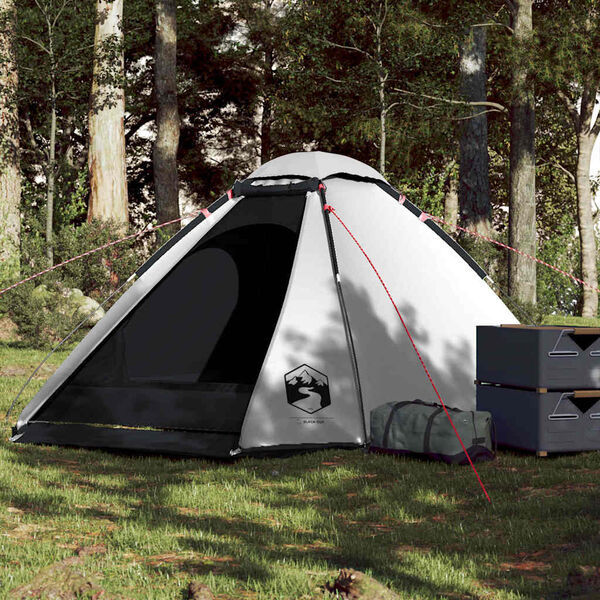 vidaXL Tente de camping &agrave; d&ocirc;me 4 personnes tissu occultant imperm&eacute;able