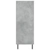 vidaXL Armoire &agrave; &eacute;tag&egrave;res gris b&eacute;ton 69,5x32,5x90 cm bois d'ing&eacute;nierie