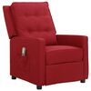 vidaXL Fauteuil de massage Rouge bordeaux Tissu