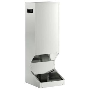vidaXL Nourrisseur pour cerfs Argent 28 x 30 x 80 cm 3 kg