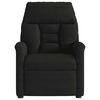 vidaXL Fauteuil inclinable électrique noir tissu microfibre