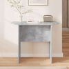 vidaXL Table console Gris b&eacute;ton 93 x 40 x 75 cm Bois d'ing&eacute;nierie