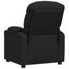 vidaXL Fauteuil inclinable Noir Tissu