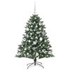 vidaXL Sapin de Noël artificiel avec 150 LED Vert 85 x 85 x 120 cm