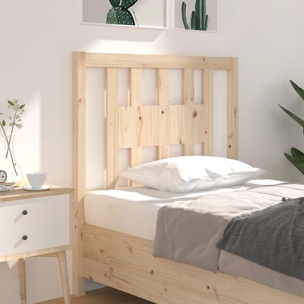 vidaXL T&ecirc;te de lit 106x4x100 cm Bois massif de pin