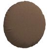 vidaXL Coussins de si&egrave;ge 2 pcs Marron &Oslash;80 x 29 cm tissu