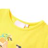 T-shirt pour enfants jaune 116