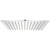 vidaXL T&ecirc;te de douche plongeante carr&eacute;e en acier inoxydable 30x30 cm