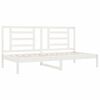 vidaXL Lit de jour sans matelas blanc 90x200 cm bois de pin massif