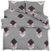 vidaXL Ensemble de housse de couette multicolore 200x200 cm coton