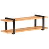 vidaXL Meuble TV 130x40x40 cm Bois d'acacia solide