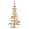 vidaXL Arbres de No&euml;l avec support Naturel 180 cm Bois massif en pin