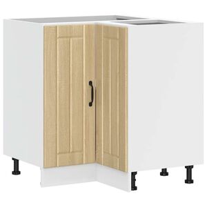 vidaXL Armoire d'angle de cuisine Lucca ch&ecirc;ne sonoma bois d'ing&eacute;nierie