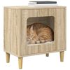 vidaXL Maison pour chat Sonoma 51 x 30 x 52 cm Bois d'ing&eacute;nierie