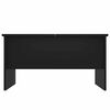 vidaXL Table basse noir 80x50x42,5 cm bois d'ing&eacute;nierie