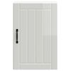 vidaXL Armoire murale de cuisine Lucca blanc brillant bois ing&eacute;nierie