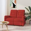 vidaXL Fauteuil de massage inclinable 2 places rouge bordeaux