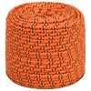 vidaXL Corde de bateau Orange 10 mm 500 m Polypropylène
