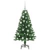 vidaXL Sapin de No&euml;l artificiel Vert 120 cm PVC, Acier et Plastique