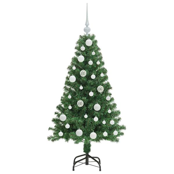 vidaXL Sapin de No&euml;l artificiel Vert 120 cm PVC, Acier et Plastique