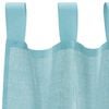 vidaXL Rideaux en voile avec boucles 2 pcs turquoise 140x225 cm