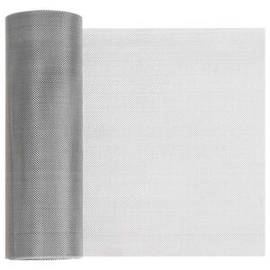 vidaXL &Eacute;cran en maille 20 x 2000 cm 30 Mesh Acier Inoxydable 201