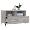 vidaXL Meuble TV Sonoma gris 80x36x50 cm Bois d'ingénierie
