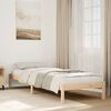 vidaXL Cadre de lit extra long sans matelas 80x220 cm bois massif pin
