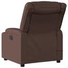 vidaXL Fauteuil de massage inclinable Marron Similicuir
