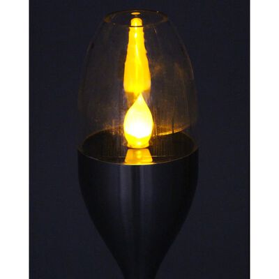 Luxform Lampe LED solaire de jardin à piquet Argenté 41165
