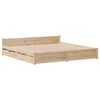 vidaXL Cadre de lit sans matelas 160x200 cm bois massif de pin