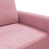 vidaXL Fauteuil Rose 60 cm Velours