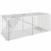 vidaXL Pi&egrave;ge &agrave; animaux 64,5 x 25 x 26,5 cm Fer galvanis&eacute;